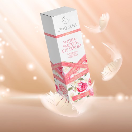 Box design with the title 'Package and label'