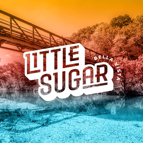 Hiking logo with the title 'Little Sugar Trail'
