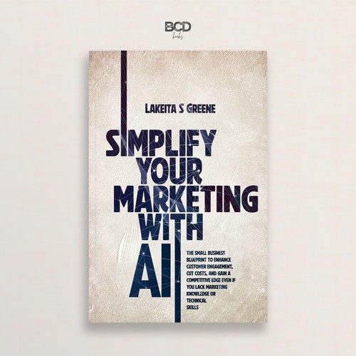Best design with the title 'Simplify your marketing whit Ai'