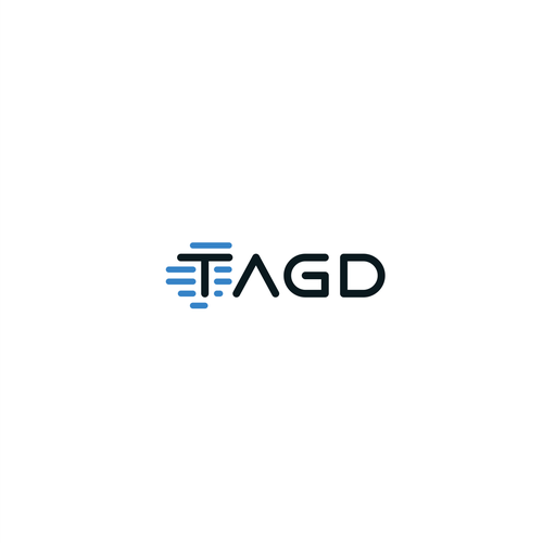Document logo with the title 'Modern brand logo for TAGD'