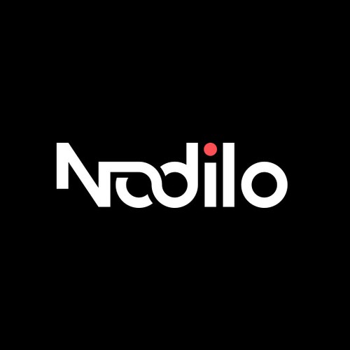 3D font logo with the title 'Nodilio'