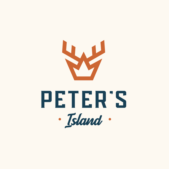 Environmental logo with the title 'horn + crown'
