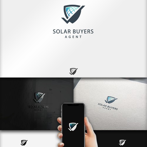 Agent logo with the title 'Solar Buyers Agent'