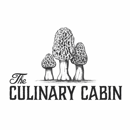 Realistic logo with the title 'The Culinary Cabin'