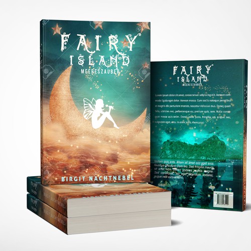 Fairy tale book cover with the title 'contest entry of book cover'