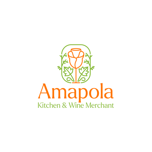 Merchant logo with the title 'Amapola'