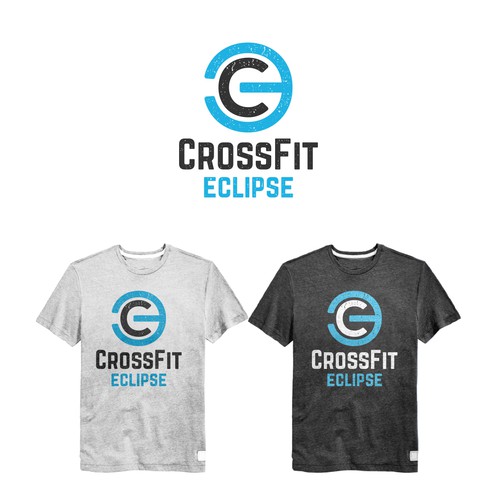 印有“CrossFit Eclipse t恤设计”字样的CrossFit t恤