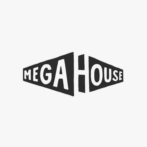 Custom design with the title 'MEGA HOUSE logo'