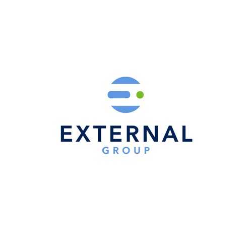 Government design with the title '«External Group» logo'