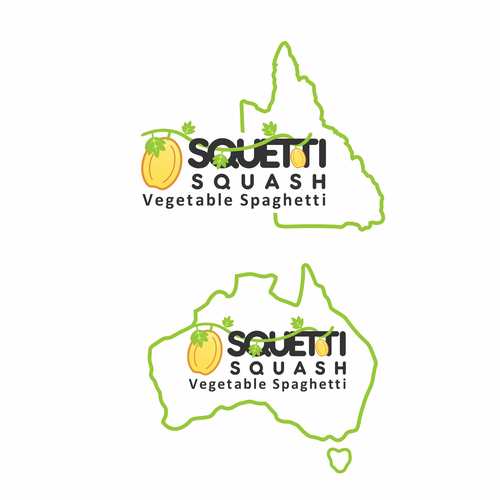 Agricultural logo with the title 'Logo Design for Squetti Squash'