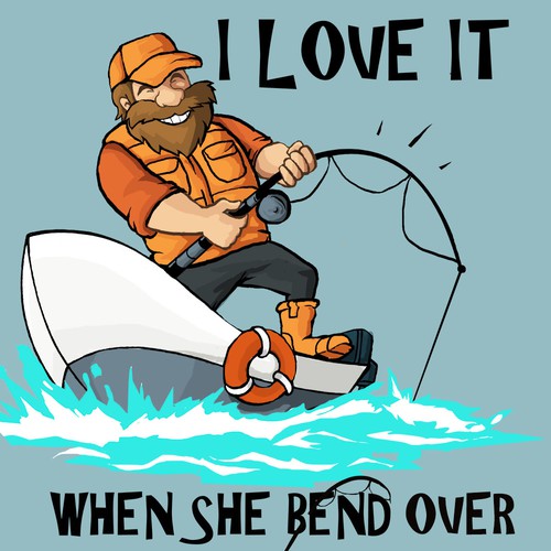 Agriculture t-shirt with the title 'I love it when she bend over'