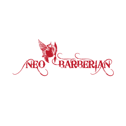 Medieval logo with the title 'Logo for NEOBARBARIAN, a site about becoming a barbarian'