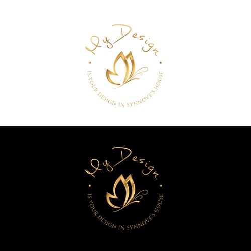 Butterfly brand with the title 'Logo for brand MyDesign - art and memories'