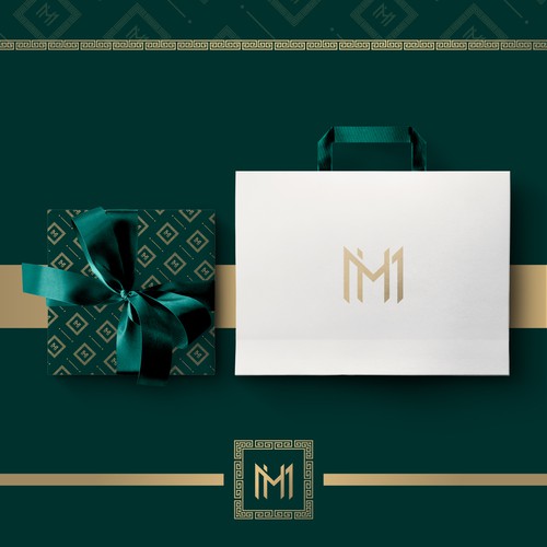 Gold packaging with the title 'Haus of Medusa design'