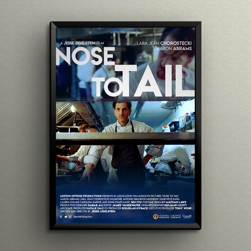 Photo editing design with the title 'Film Poster for a fictional movie.'