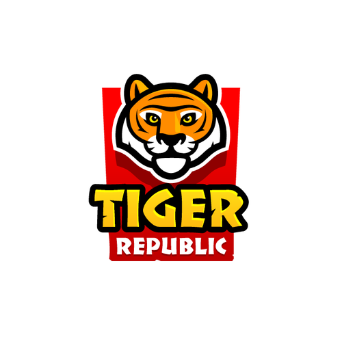 Tiger logo with the title 'Tiger logo concept. For sale'
