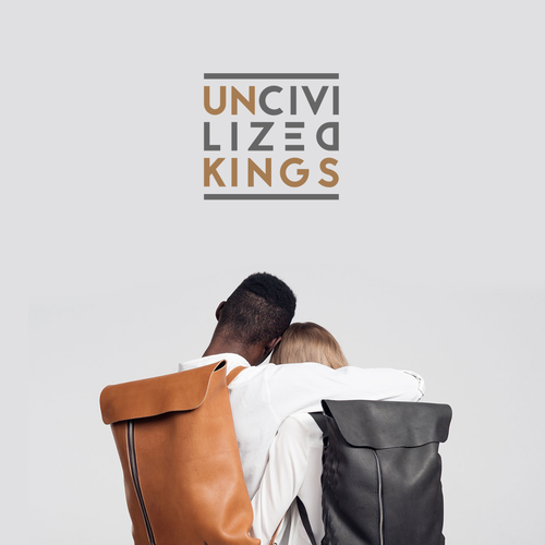 Bag logo with the title ' Uncivilized Kings '