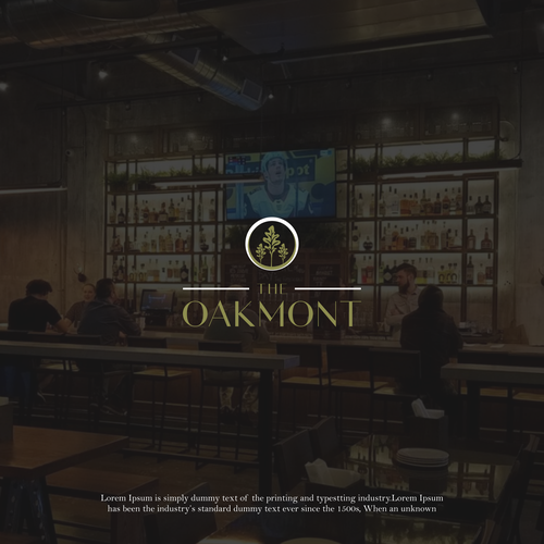 Drink brand with the title 'logo concept food & drink'