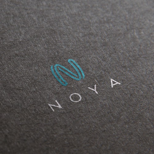 Pencil logo with the title 'letter "N" concept'