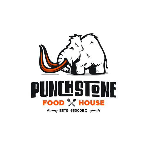 Mammoth design with the title 'punchstone'