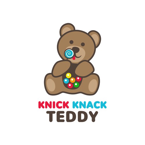 Teddy design with the title 'Knick Knack Teddy '