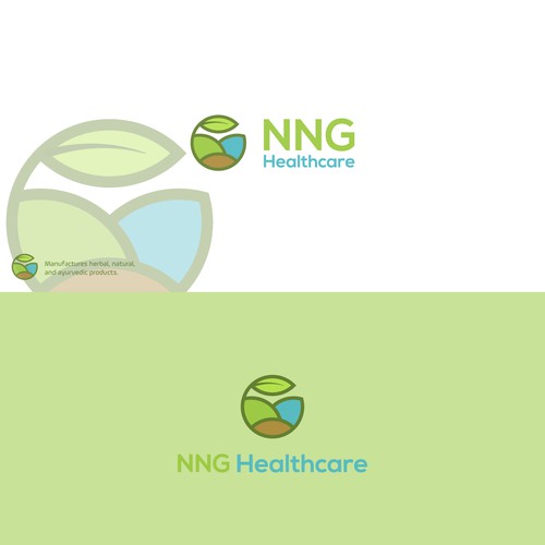 Medical logo with the title 'Healthcare'