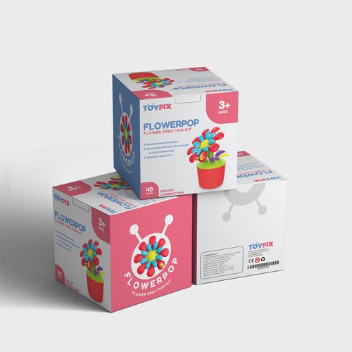 Logo packaging with the title 'toypix'