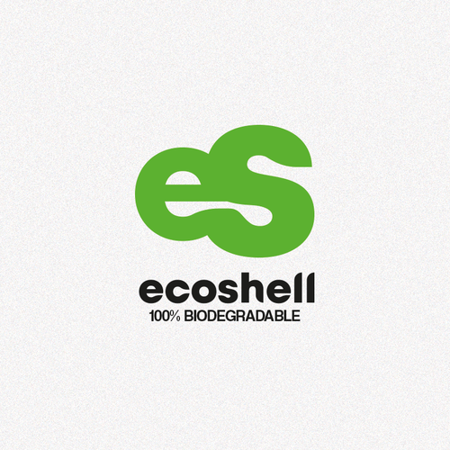 Ambient design with the title 'Eco-Shell Logo'