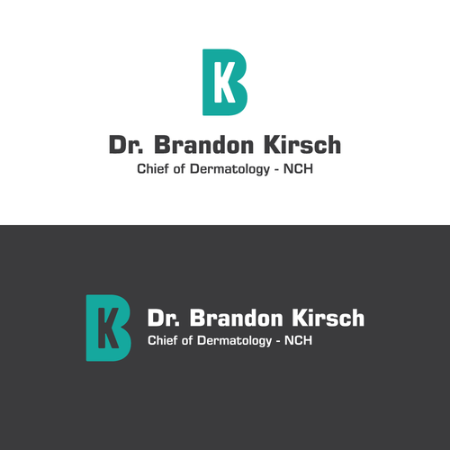 Personal logo with the title 'BK Monogram'