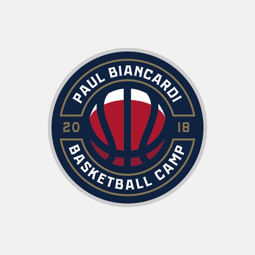 Camp logo with the title 'Paul Biancardi Basketball Camp'