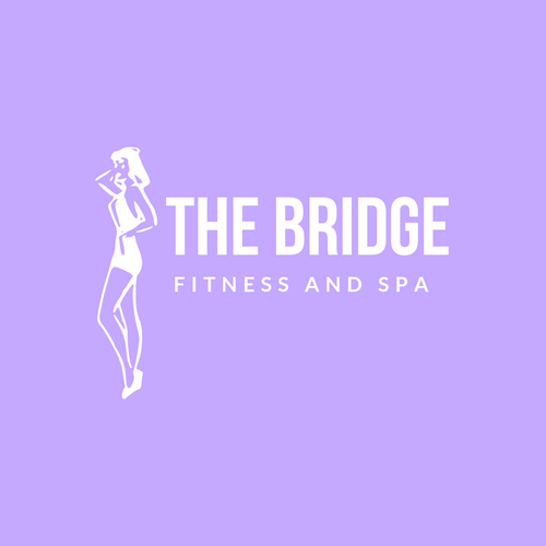 Mauve logo with the title 'The Bridge'