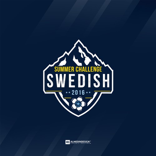 Summer logo with the title 'Logo for a youth Premier soccer tournament'