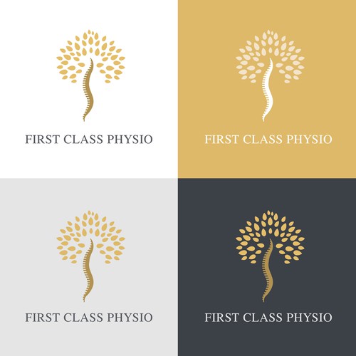 Physiotherapy logo with the title 'FIRST CLASS PHYSIO CONTEST'