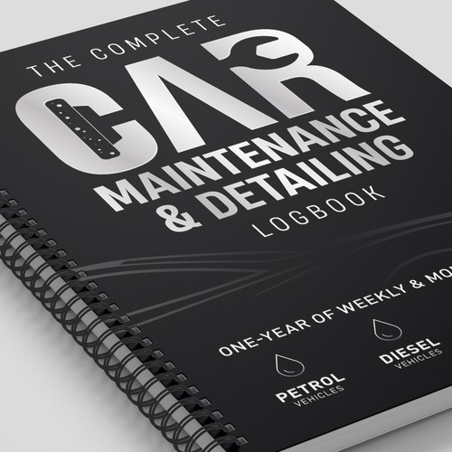 Design with the title 'Automotive Logbook Covers Design'