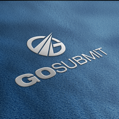 Corporate design logo with the title 'Create Eye popping, clean logo for GoSubmit, a technology company'