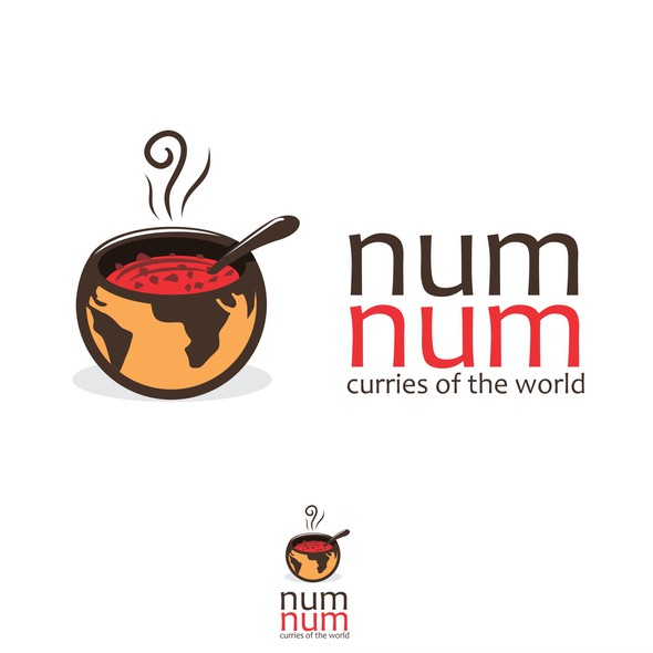 Curries logo with the title 'Playful logo concept for Indian home dining'