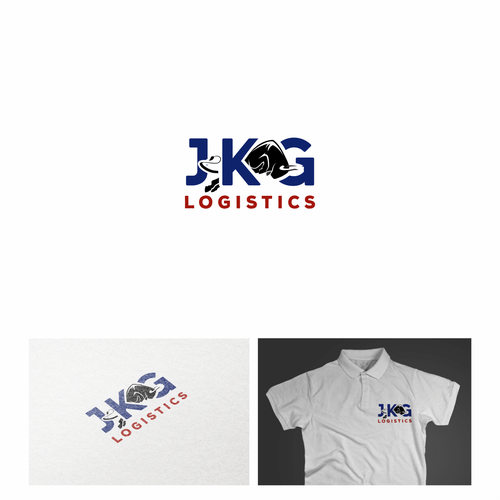Logistics logo with the title 'Logo for JKG Logistics'