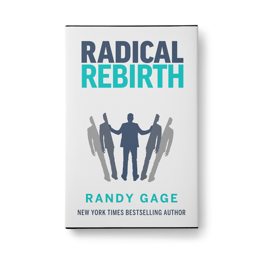 Education book cover with the title 'Book cover design - Radical Rebirth'
