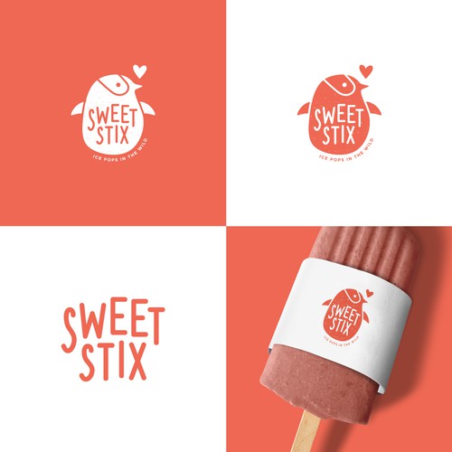 Love brand with the title 'Logo Design for Sweet Stix'