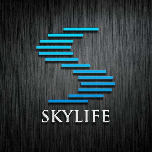 Developer logo with the title 'Logo design for Skylife'