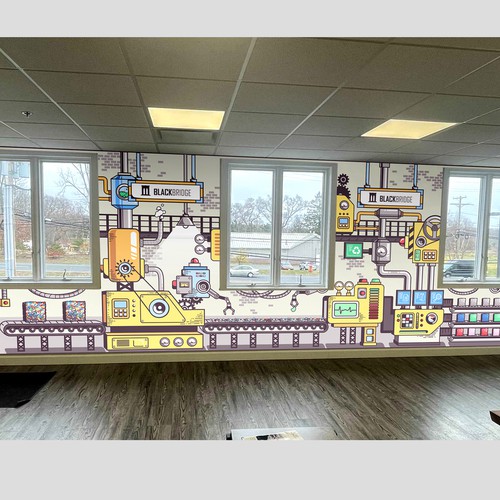 Recycling design with the title 'wall art'