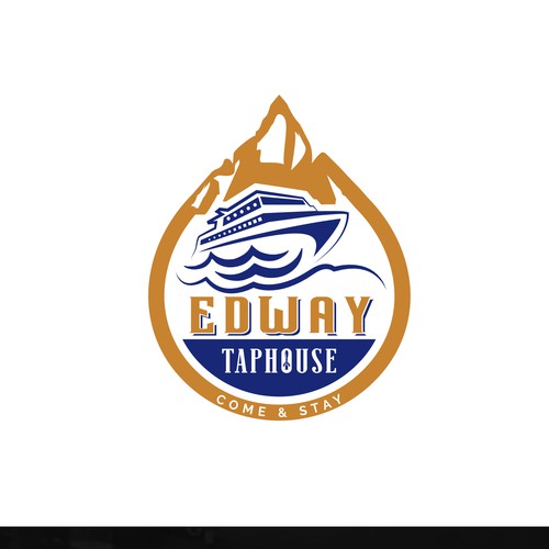 Bar and restaurant logo with the title 'Bar & Taphouse logo'
