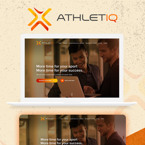 Database design with the title 'ATHLETIQ'