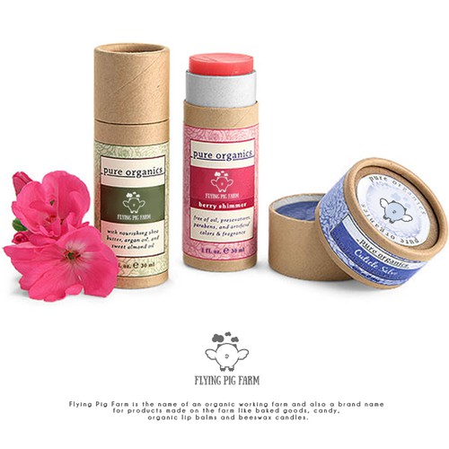 Piggy logo with the title 'Playful logo for beauty products'