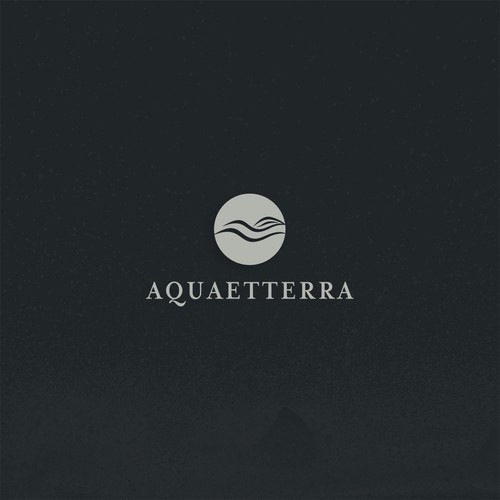 Green logo with the title 'Aquaeterra Logo'