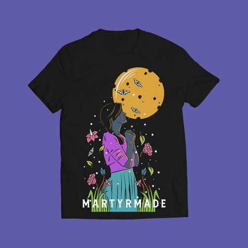 Streetwear t-shirt with the title 'martyrmade tshirt design'