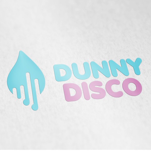Toilet design with the title 'Disco dunny logo design'