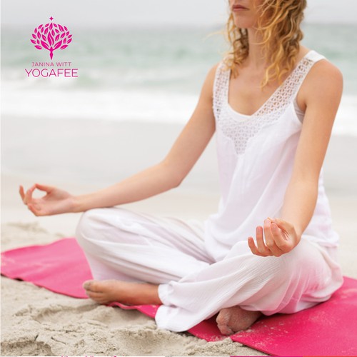 Hand design with the title 'YogaFee - Janina Witt'