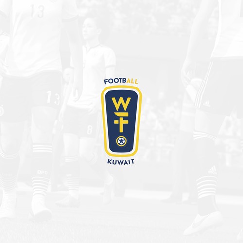 Tournament design with the title 'Logo concept for women football tournament'