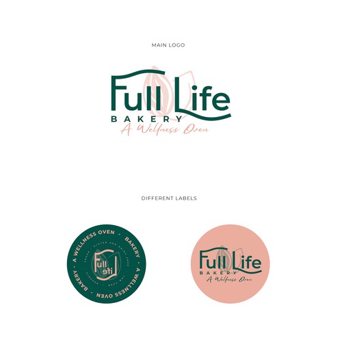Almond logo with the title 'full life'